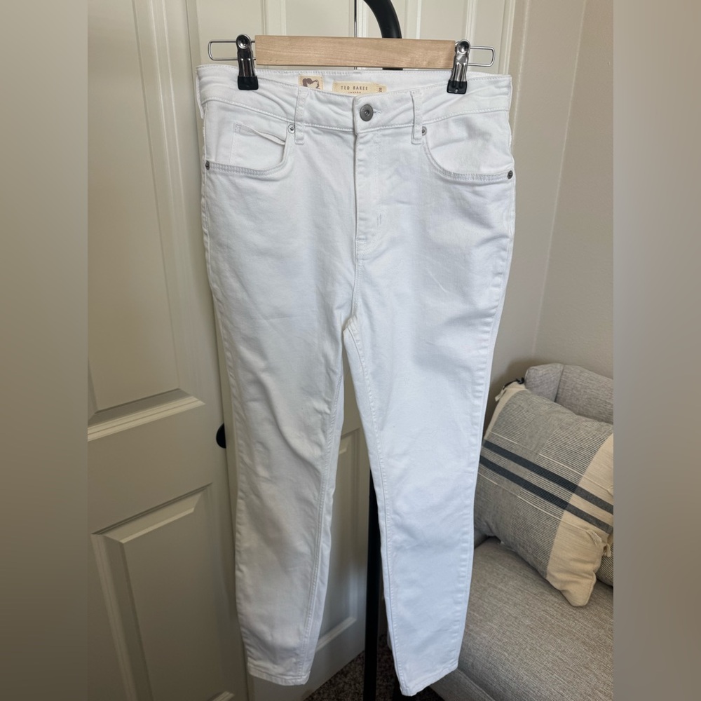 Ted Baker White Skinny Jeans | Size 28